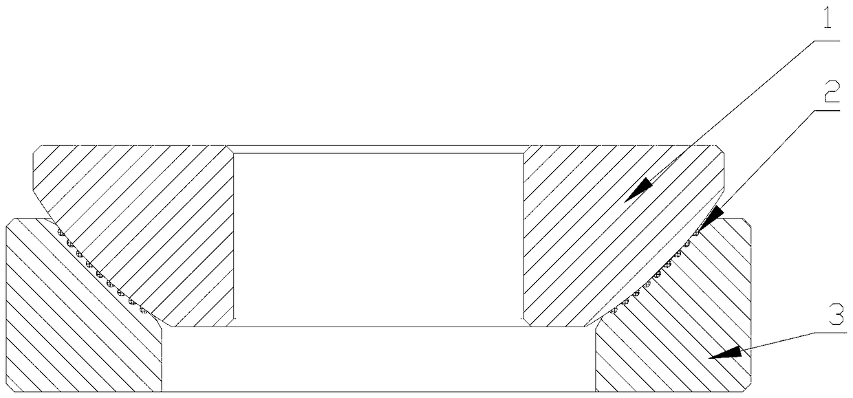 Self-lubricating thrust knuckle bearing and manufacturing method thereof