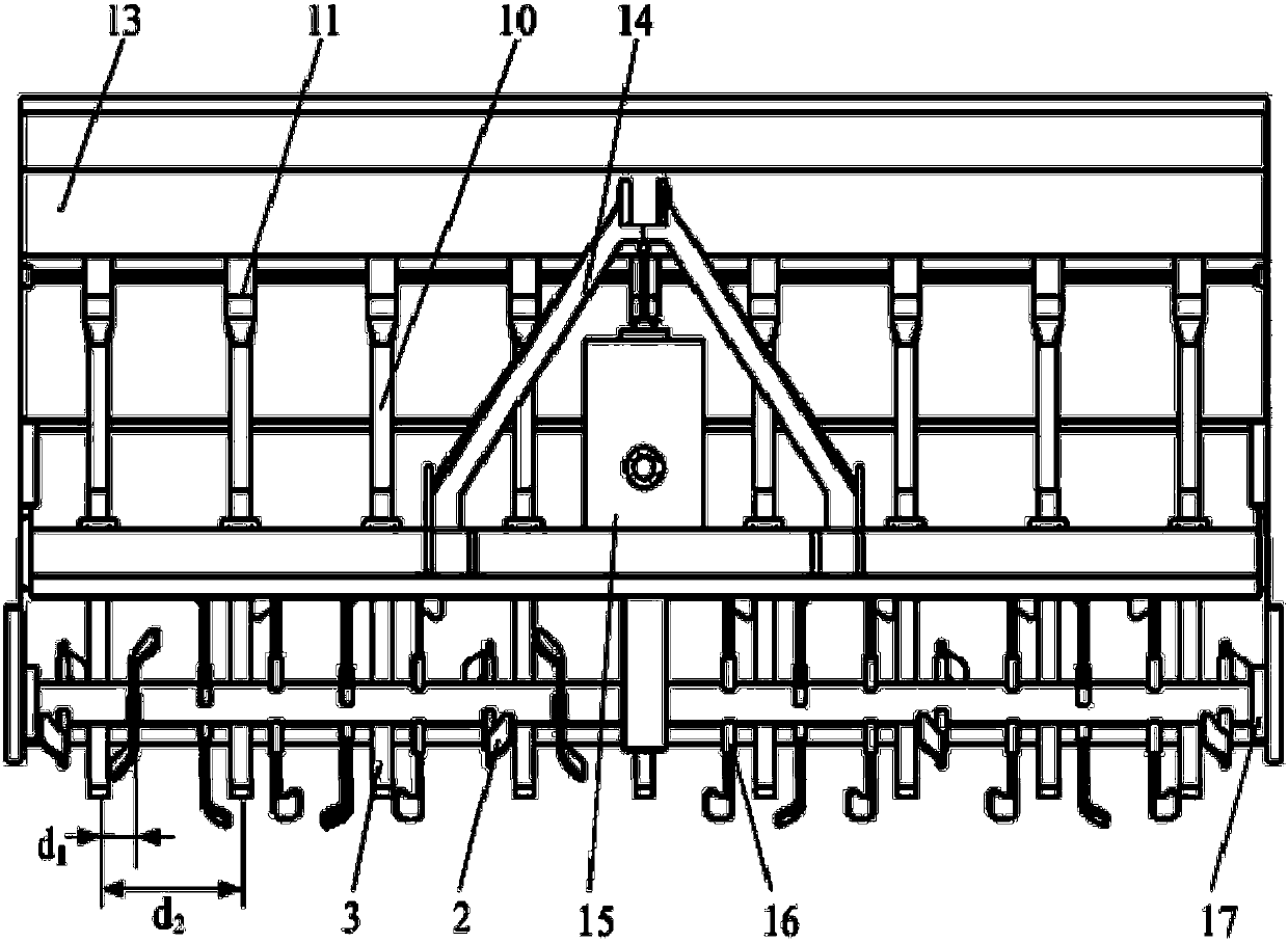 Base fertilizer layered application device and method