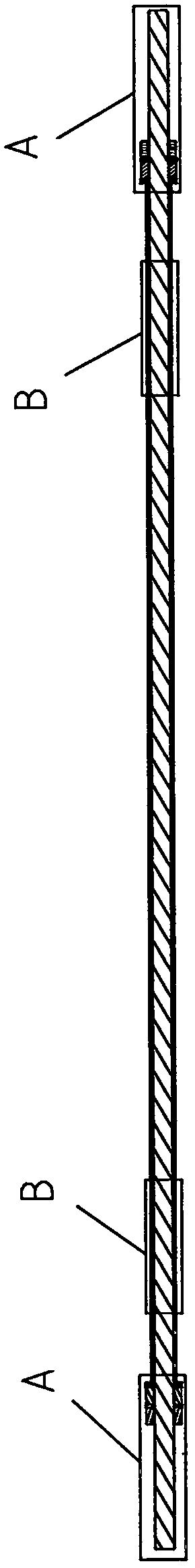 Machining method for wind-power ground anchor bolt