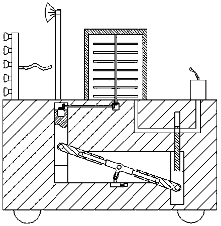 Safe gardening plant-protecting pesticide-spraying device