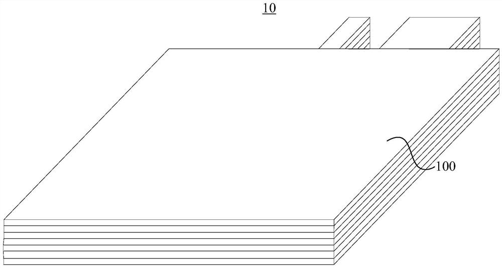 Negative plate assembly, battery cell, preparation method of battery cell and laminated battery