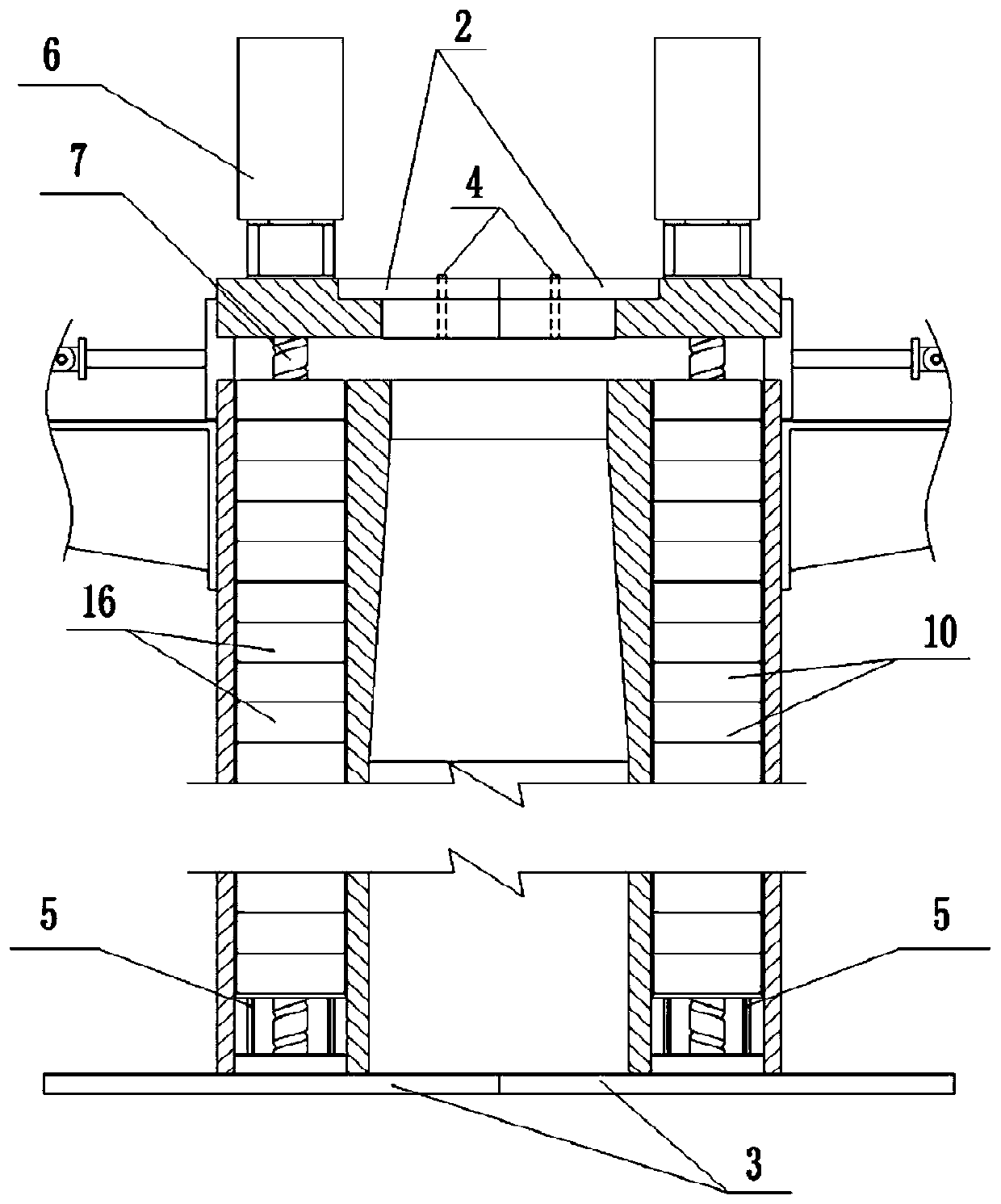 Double cable-controlled submersible collaborative operation cable interlocking device