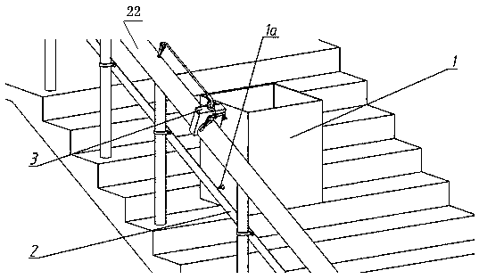 A speed-adjustable stair transportation device and method