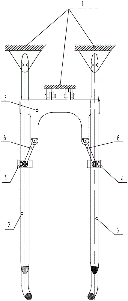 A lifting ring tilting mechanism