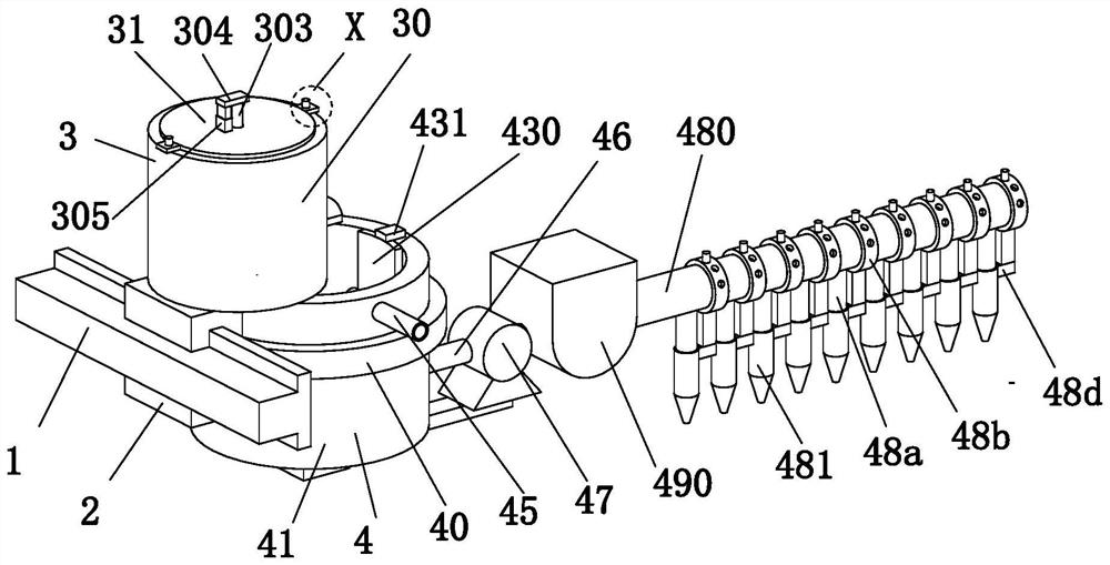 An ecological agricultural greenhouse drip irrigation and fertilization equipment