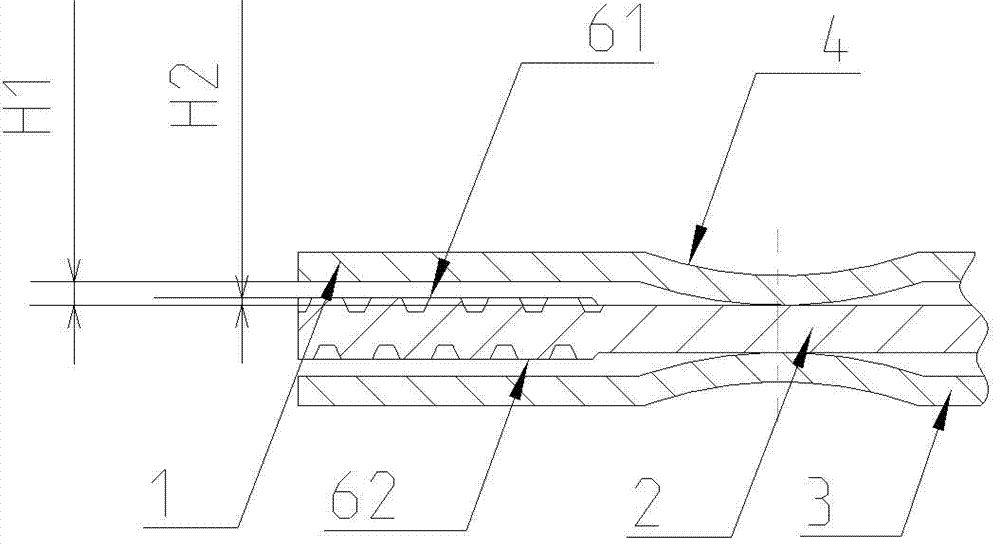 Three-layer cylinder gasket for engine