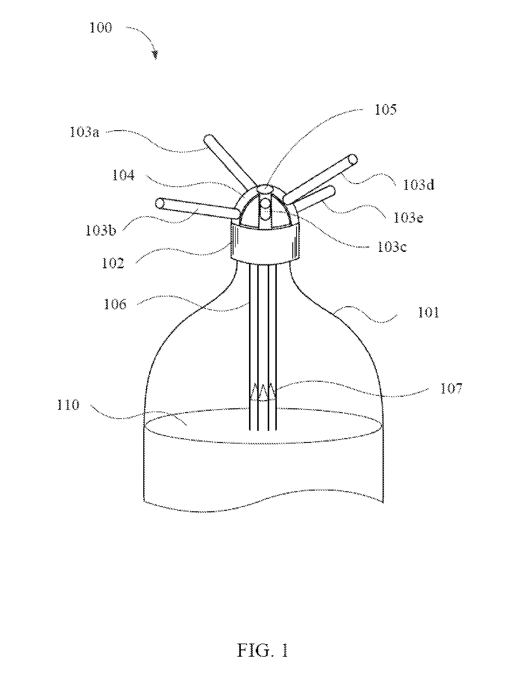 Multiple Straw Fluid Dispenser