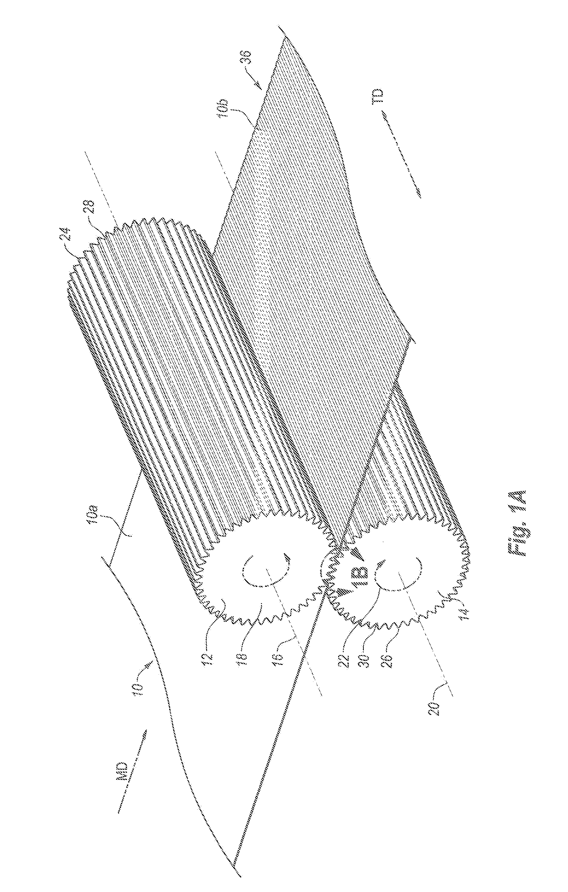 Multi-Layered Films With Visually-Distinct Regions and Methods of Making The Same