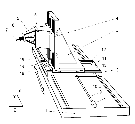 Horizontal type six-shaft parallel-serial computer numerical control milling machine