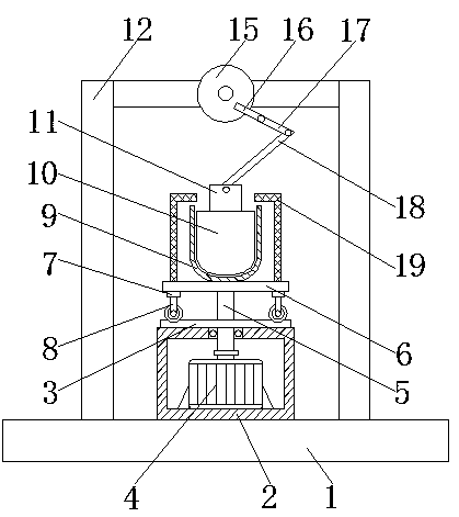 Pepper mashing device