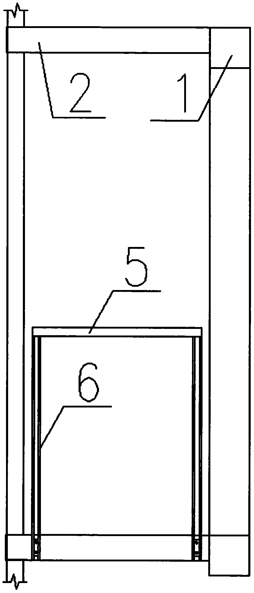 Replacing or newly-added fabricated balcony structure for old houses and construction method of replacing or newly-added fabricated balcony structure