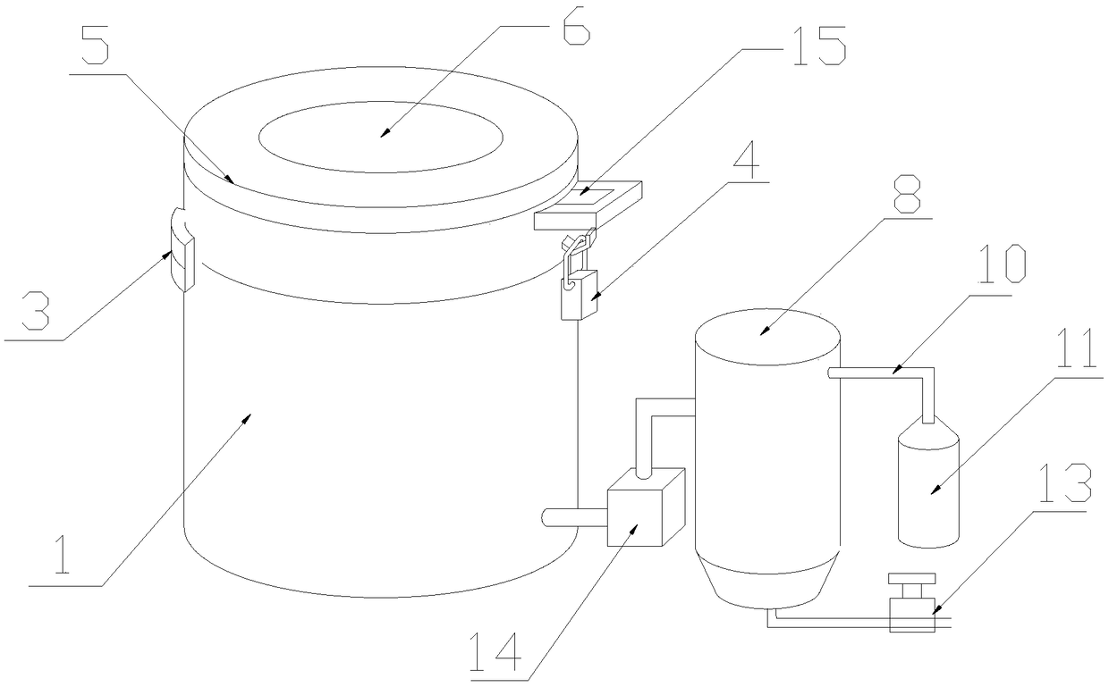 Environment-friendly and energy-saving hogwash separation mechanism