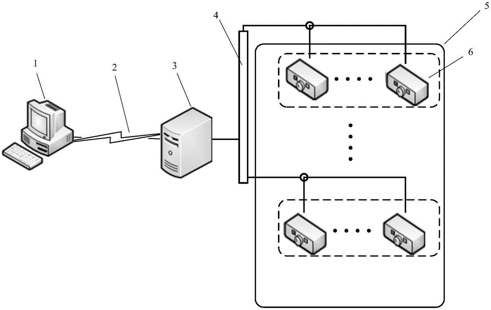 Measuring device, and volume measuring and monitoring system