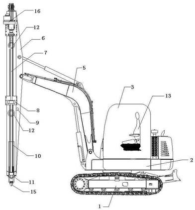 Full-hydraulic integrated multipurpose cutting driller