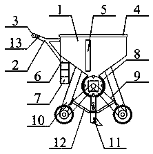 Cotton planting device