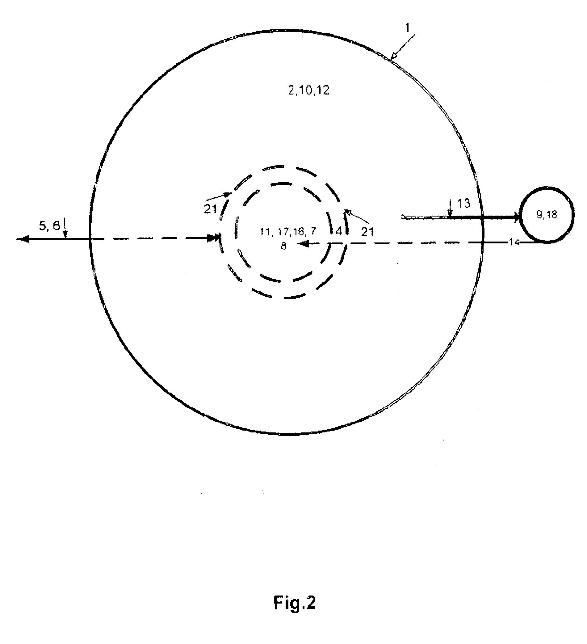 Reduction of the cooling time of the beer in processing tanks by injecting carbon dioxide gas