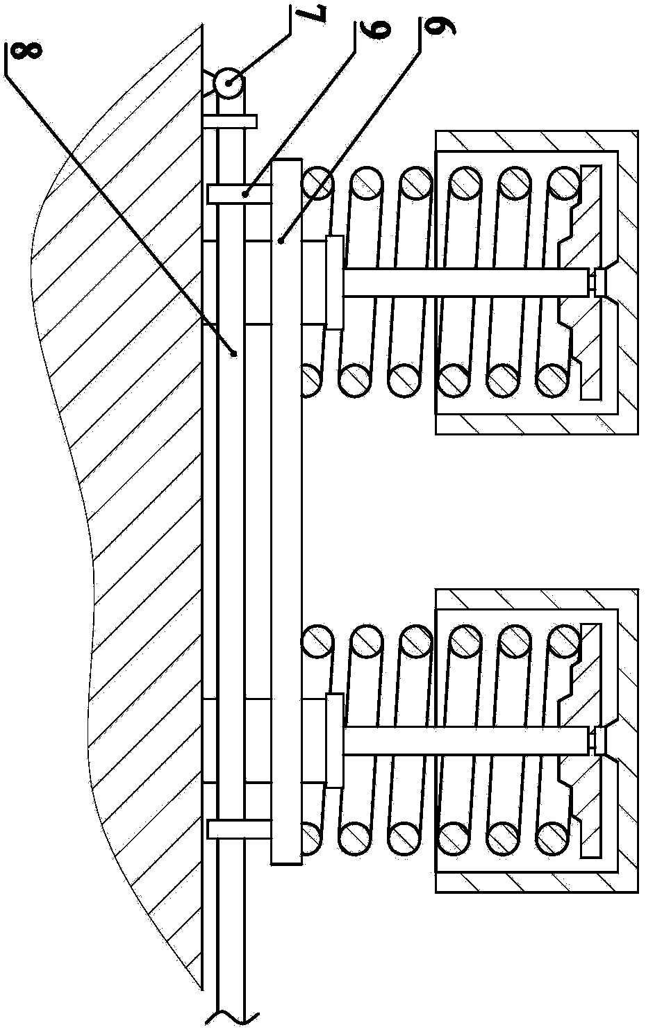 Valve spring tension-adjusting device