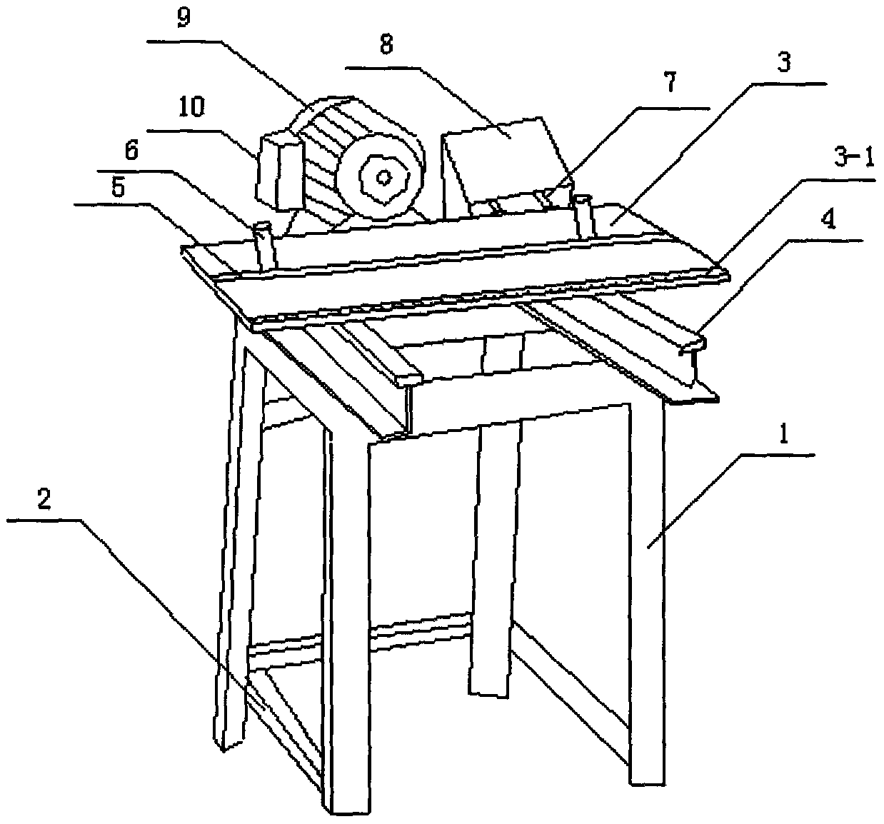 A novel woodworking drilling machine convenient to operate