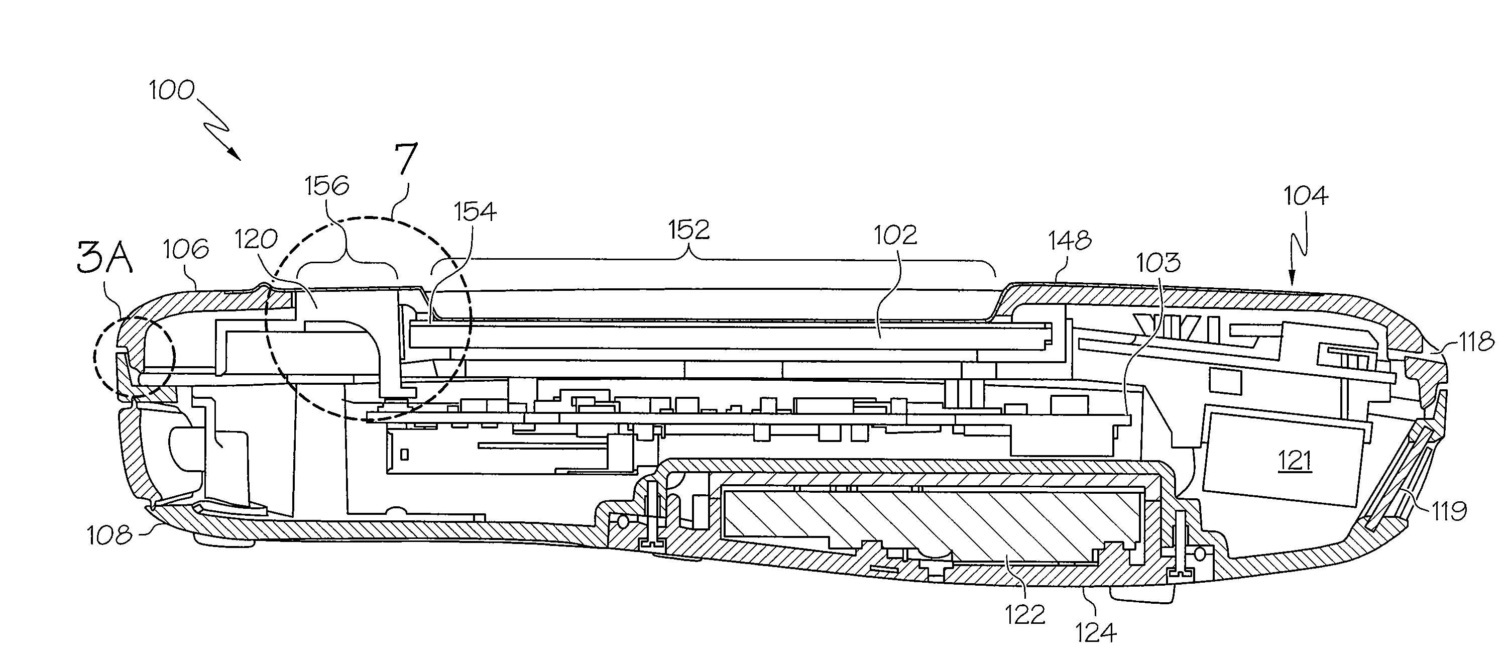 Enclosure to prevent fluid ingress of a device having a touch screen interface