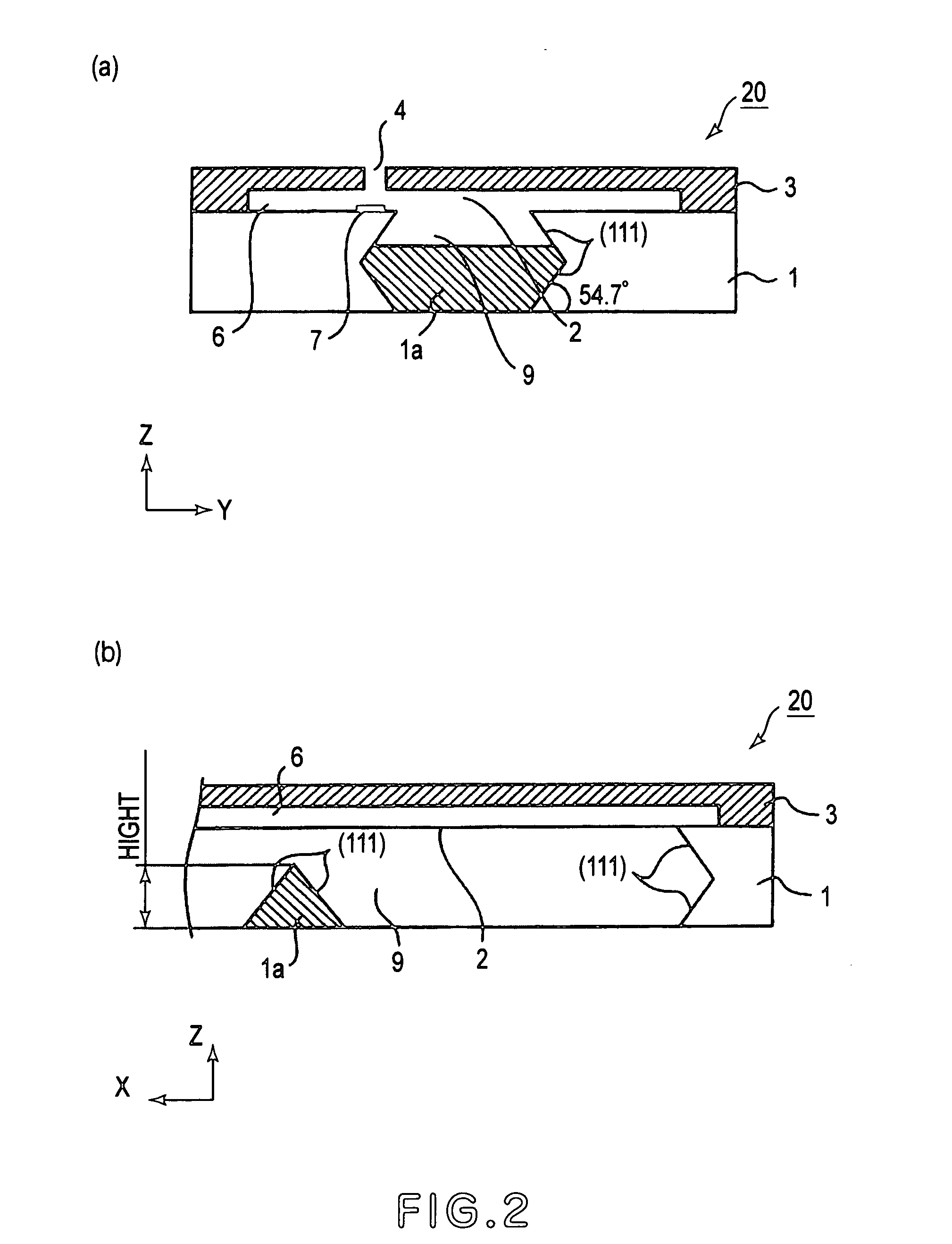 Beam, ink jet recording head having beams, and method for manufacturing ink jet recording head having beams