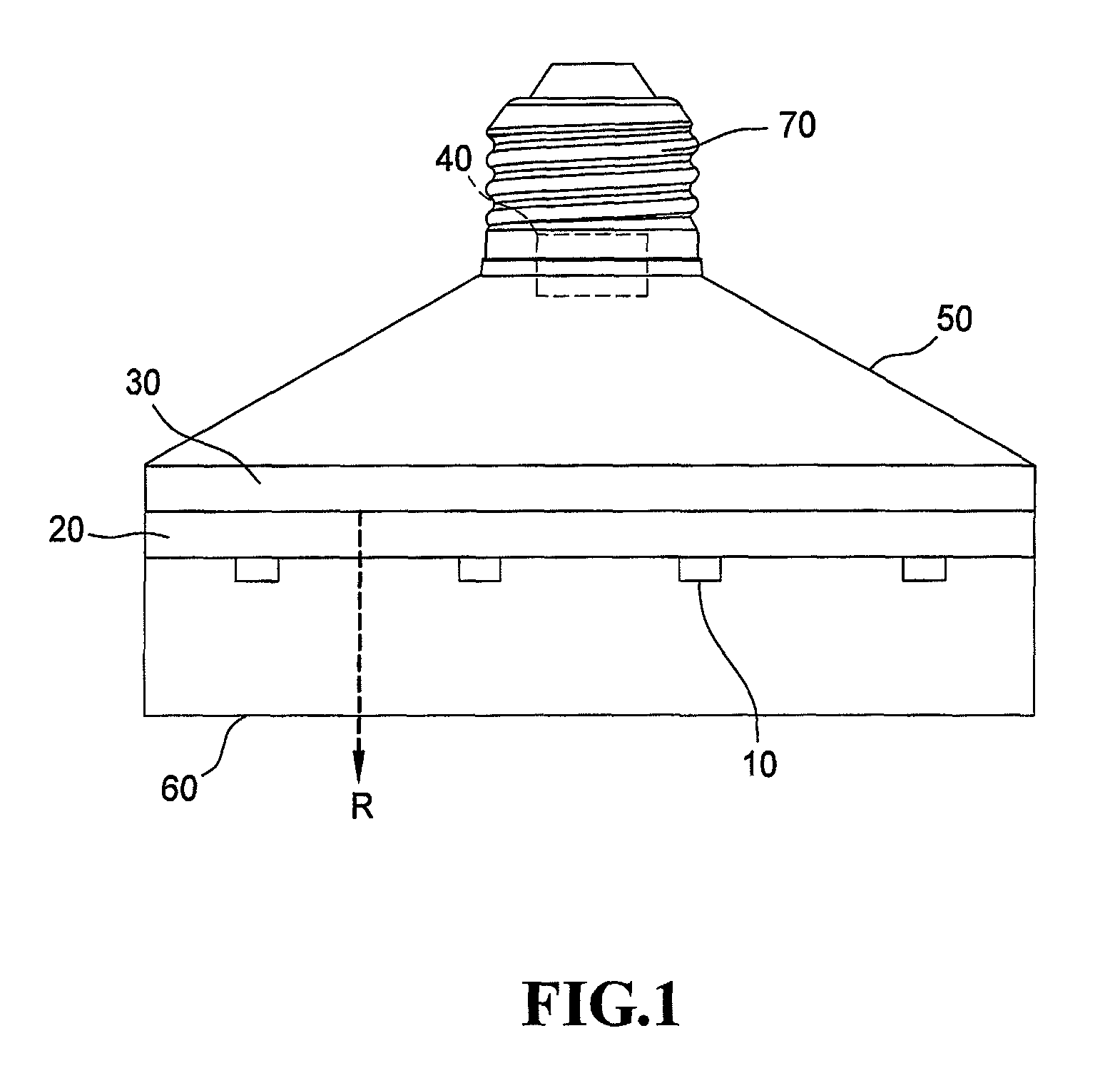 Far infrared ray ceramic bulb structure