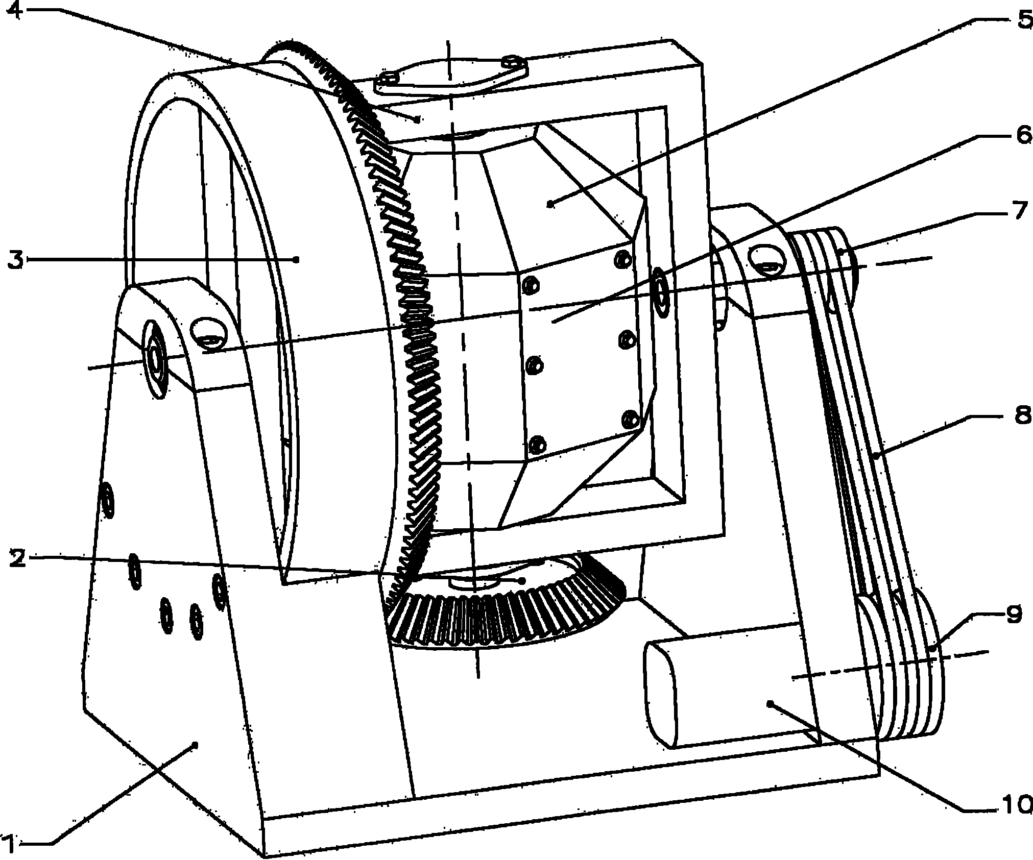 Automatic peeling machine of potato