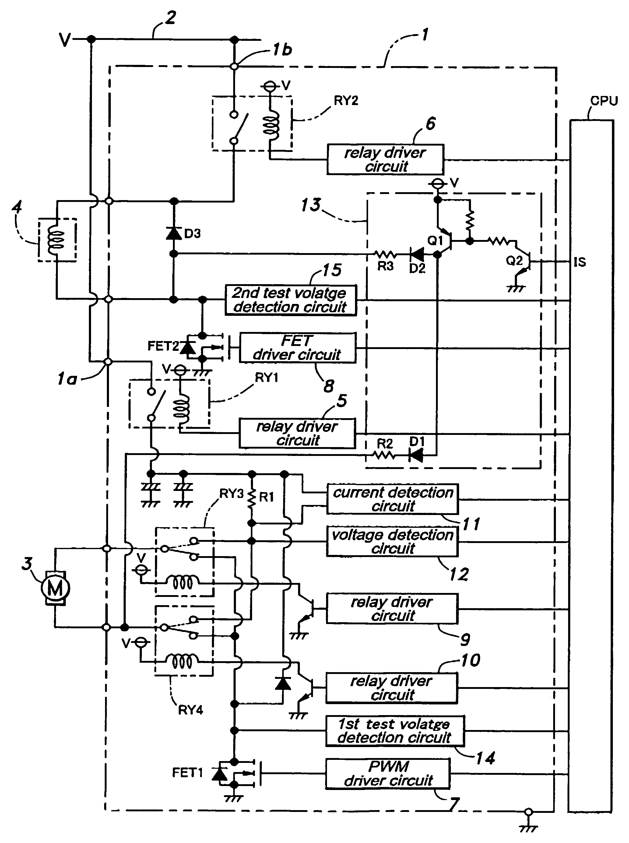 Fault detection circuit for a driver circuit