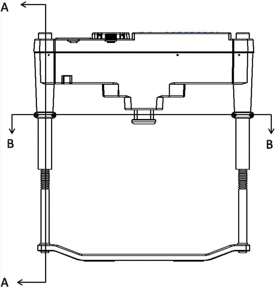 Installing and adjusting device for cardio-pulmonary resuscitation device