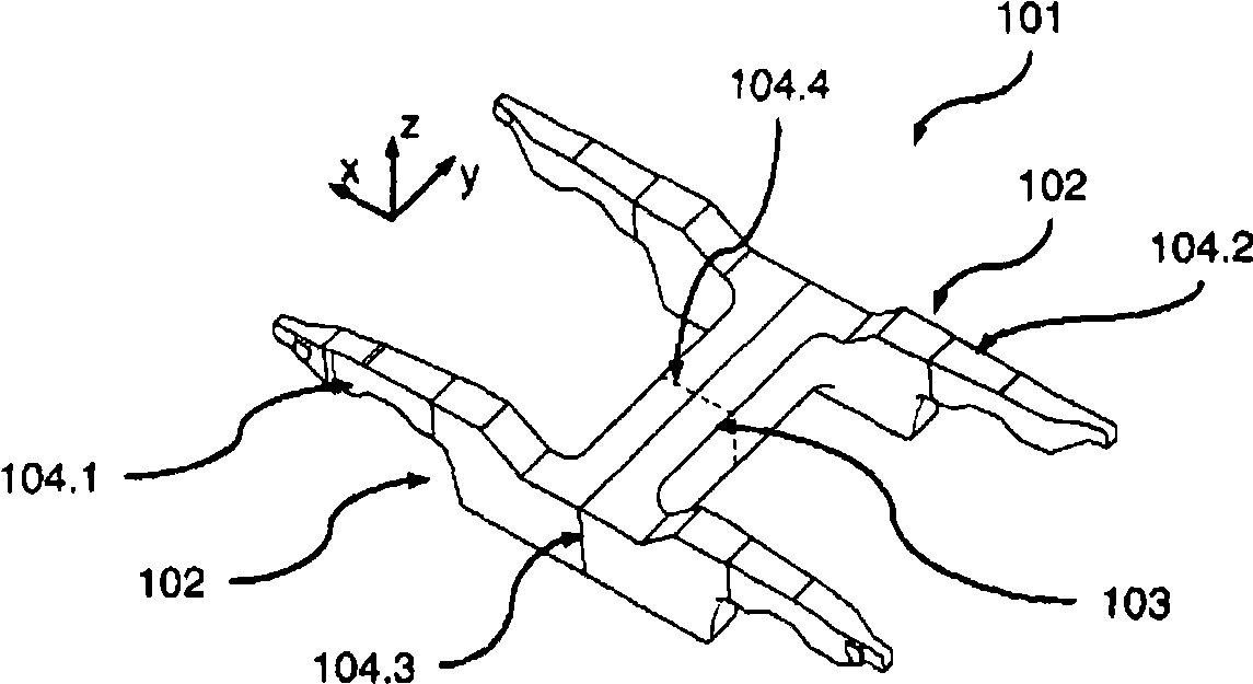 Chassis frame of a rail vehicle