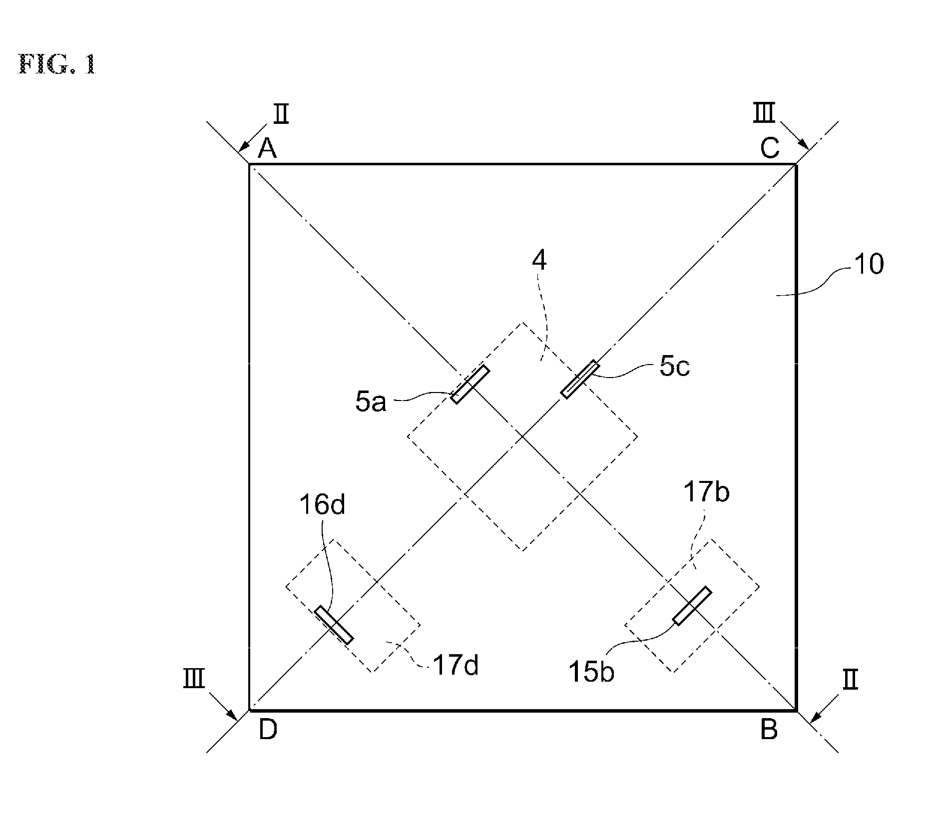 Pressure sensor having a diaphragm