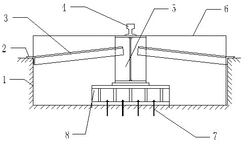 Anti-cracking large-size early-strength, high-strength and micro-expansion M grouting material and construction method thereof