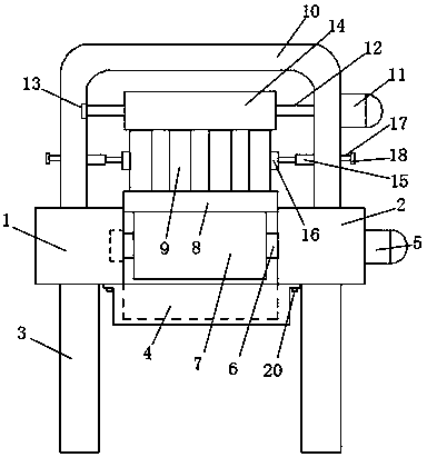 Concrete block forming machine