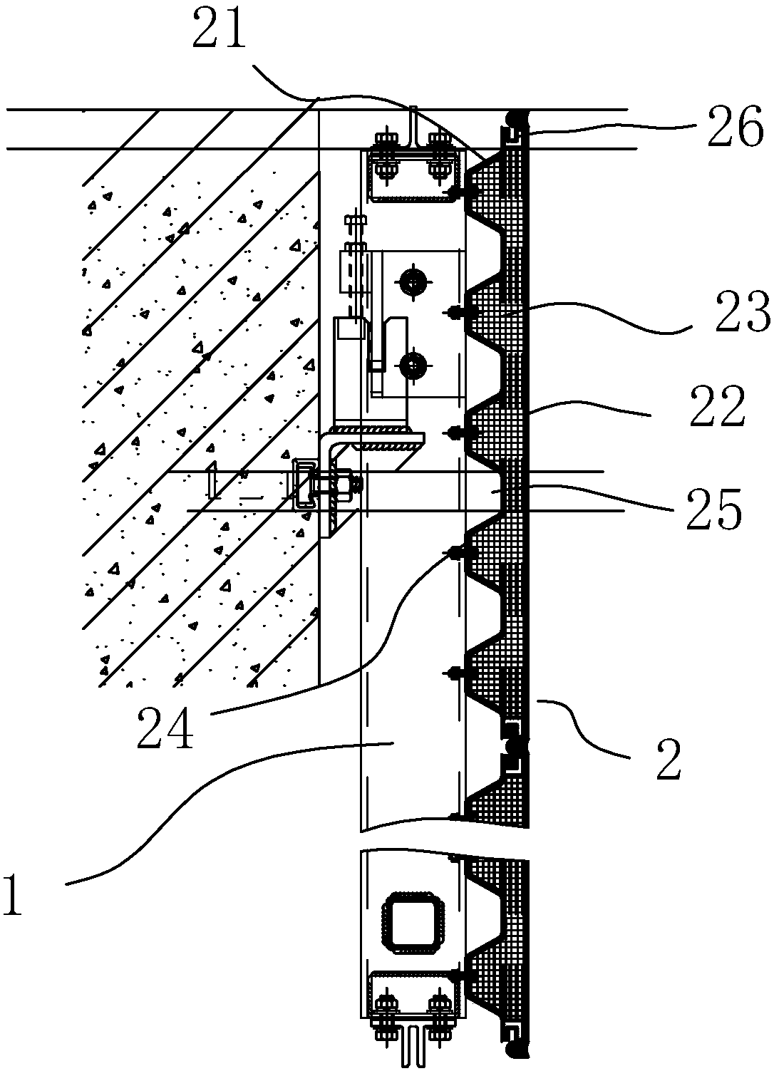 A unit type thermal insulation and fireproof curtain wall system