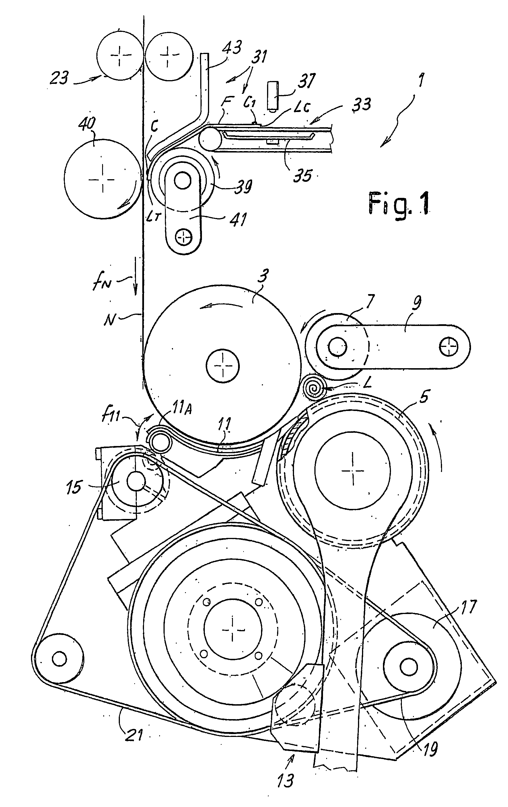 Method and device for manufacturing rolls of web material with an outer wrapping