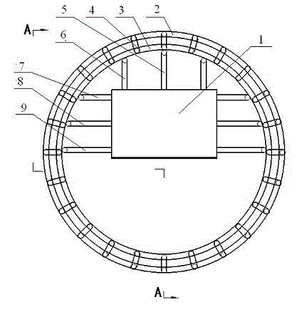 Casting connector of 500-diameter section dummy bar head