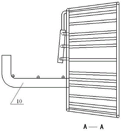 Casting connector of 500-diameter section dummy bar head