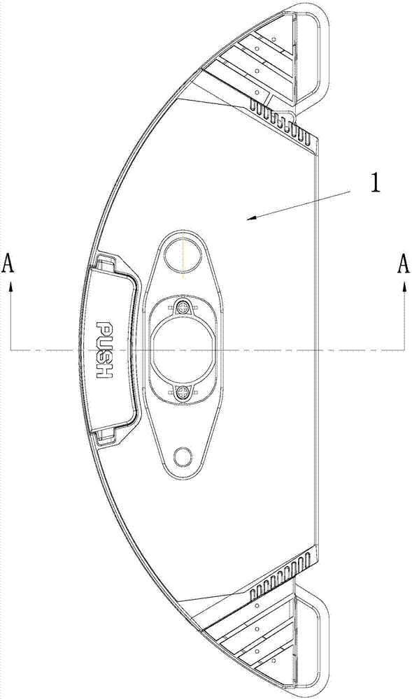 Intelligent floor sweeping robot which stably supplies water