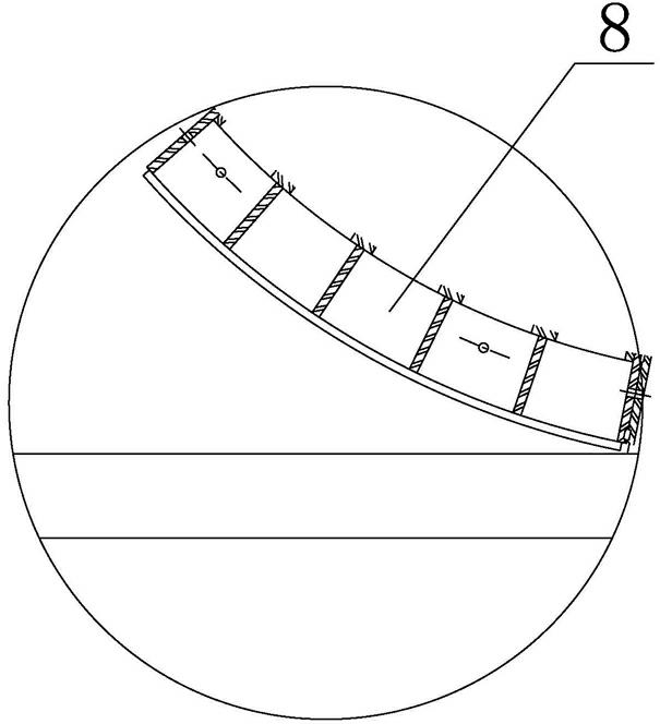 Contact tunnel also serving as pump station structure between shield tunnels and construction method thereof