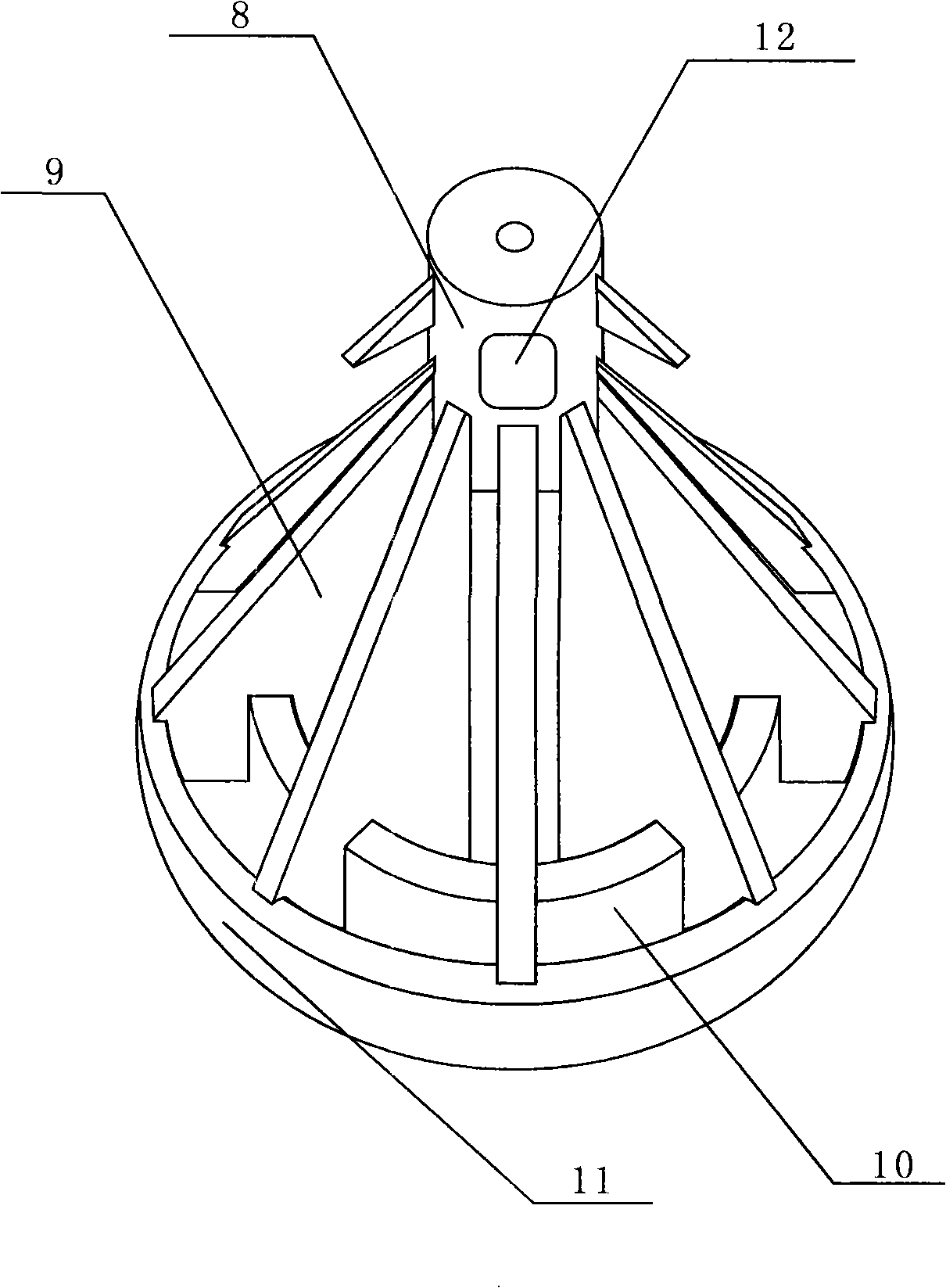 Reverse circulation construction technique and apparatus of single rope impact drill