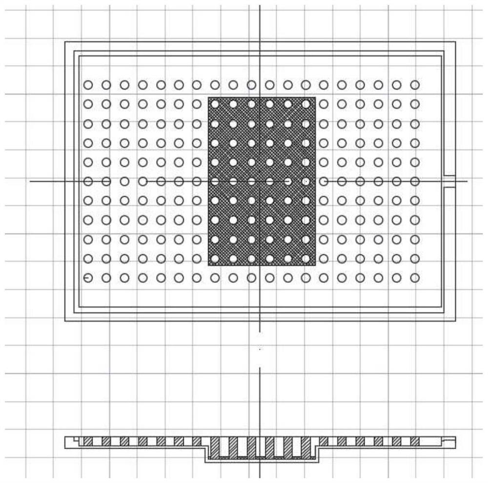 A composite vc radiator containing copper/diamond composite configuration liquid-absorbing core and its preparation method