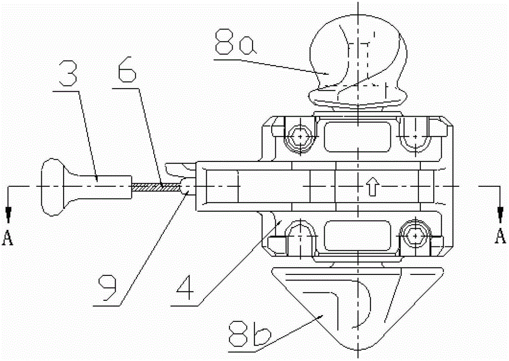 Semi-automatic twist lock