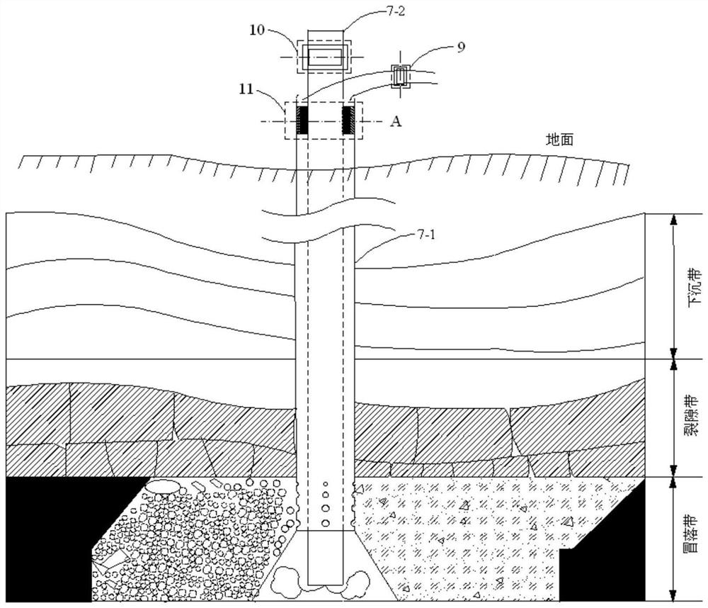 A system and method for preventing and controlling fires in coal mined-out areas