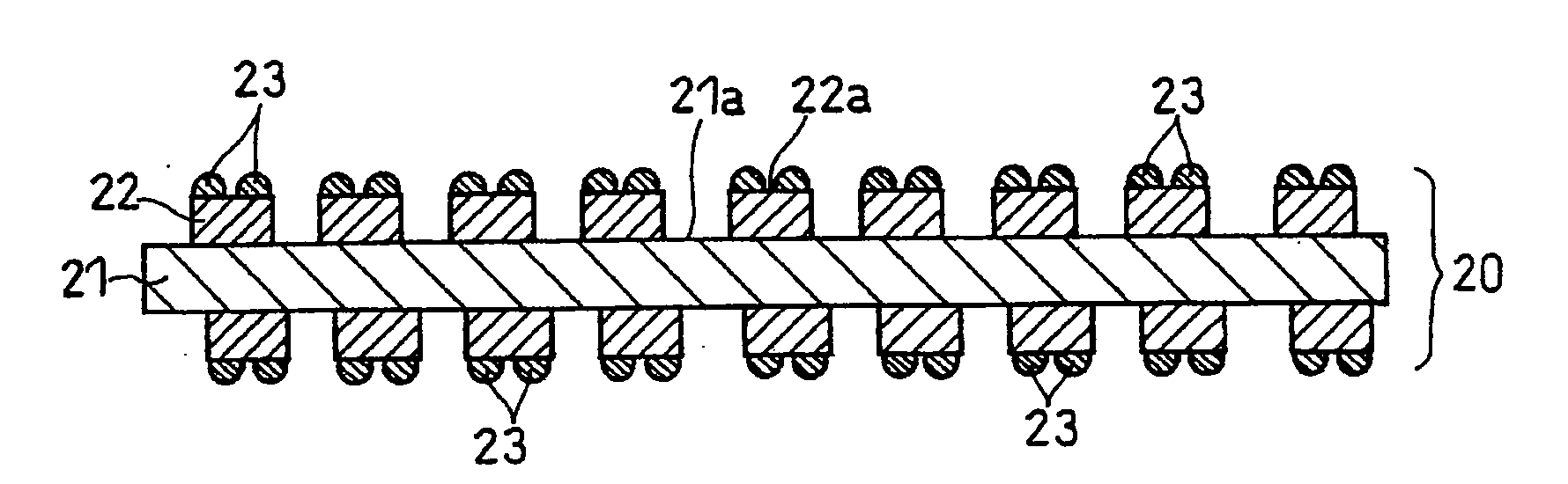 Battery, electrode, and current collector used therefor