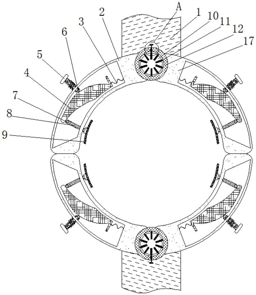 Grinding and fixing device for spherical parts