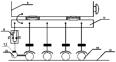 Electric traction locomotive operation overvoltage suppression control system and method