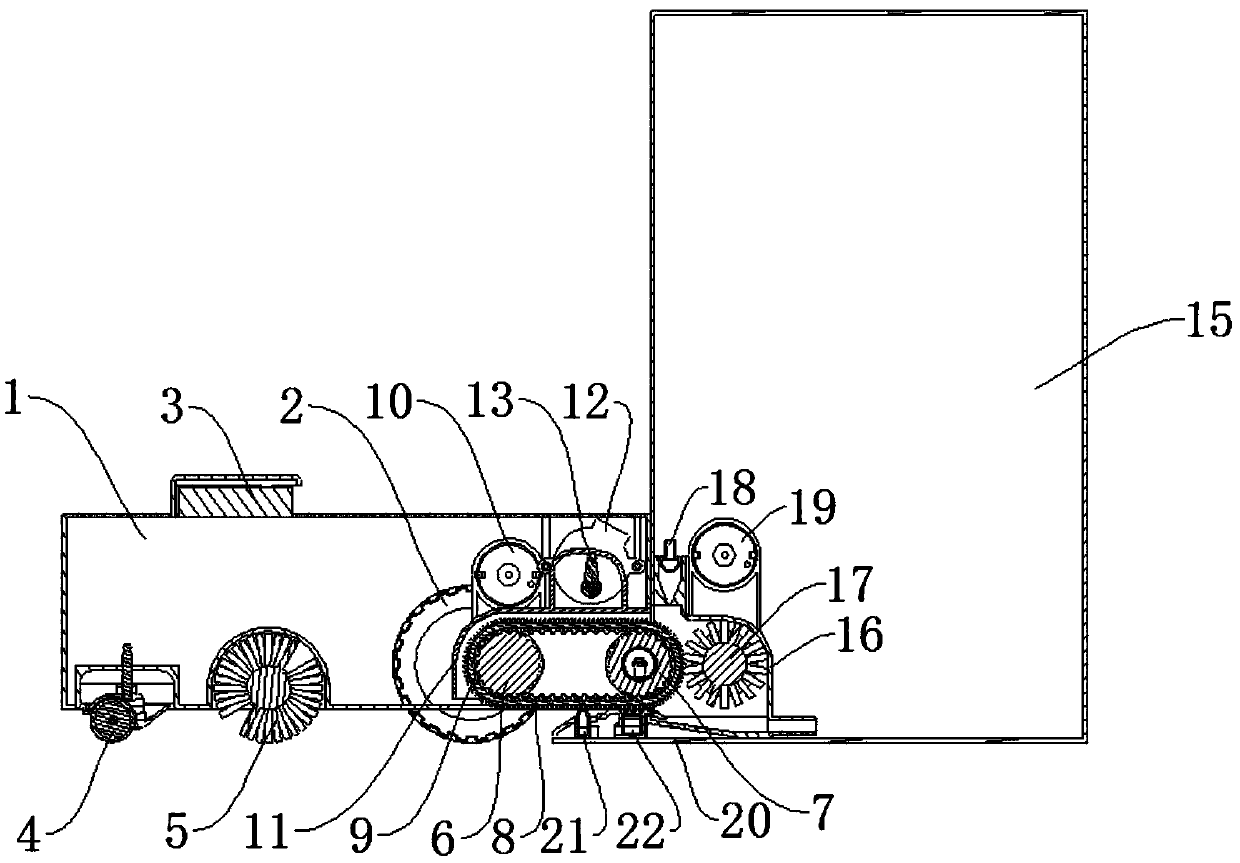 Operation method of automatic ground cleaning equipment