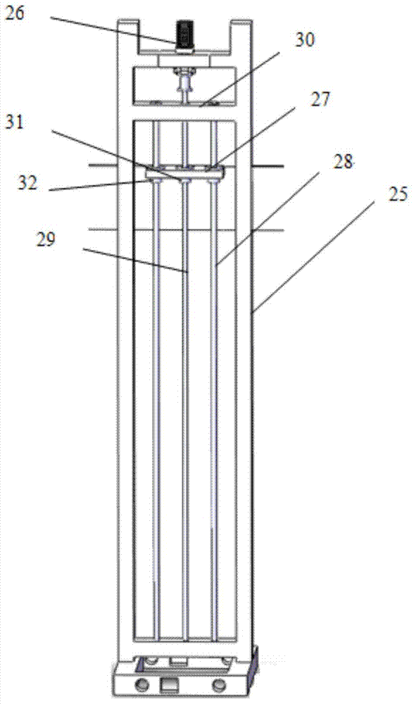 Automatic carrying device of spool of stranding machine