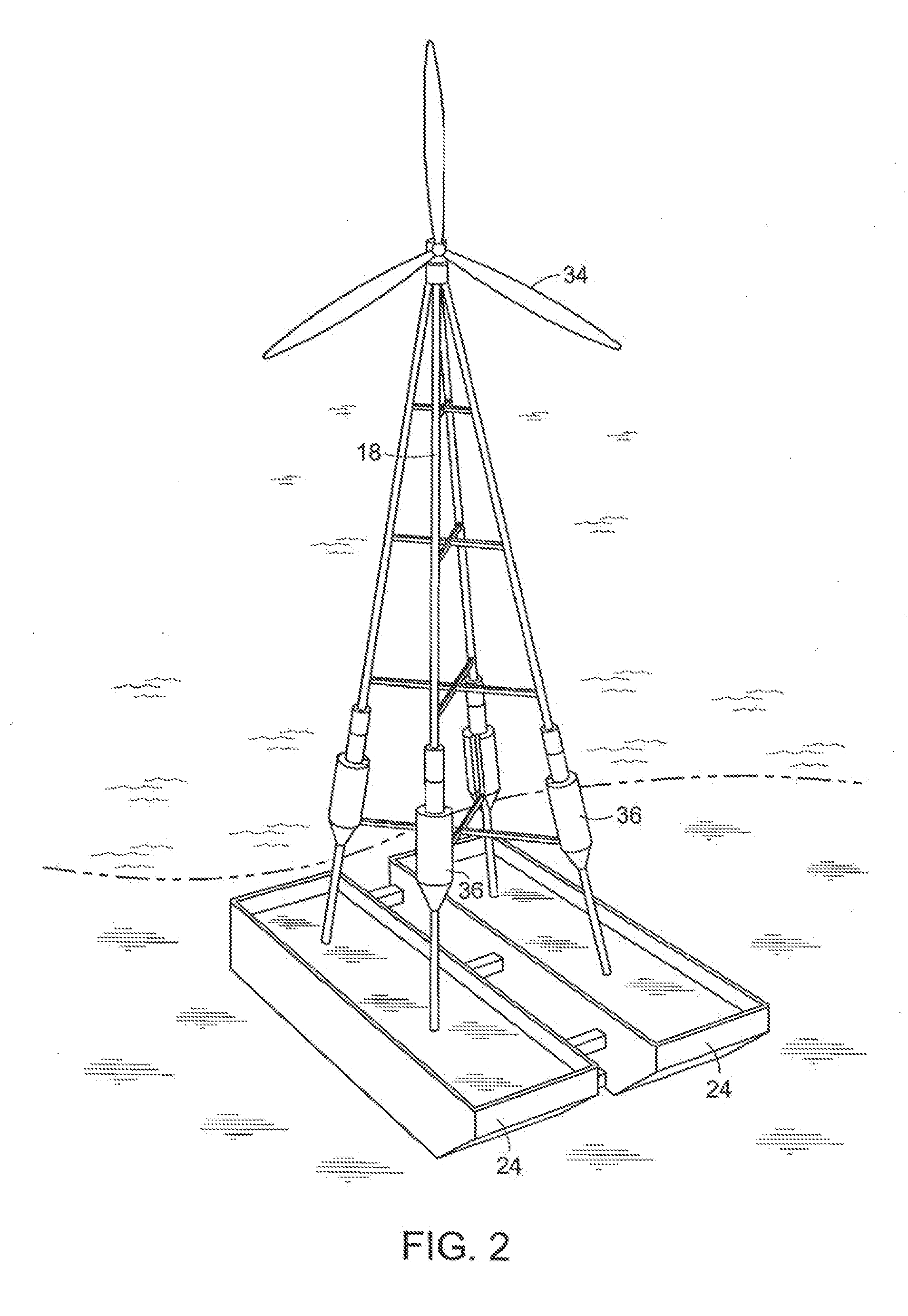 Submerged energy storage