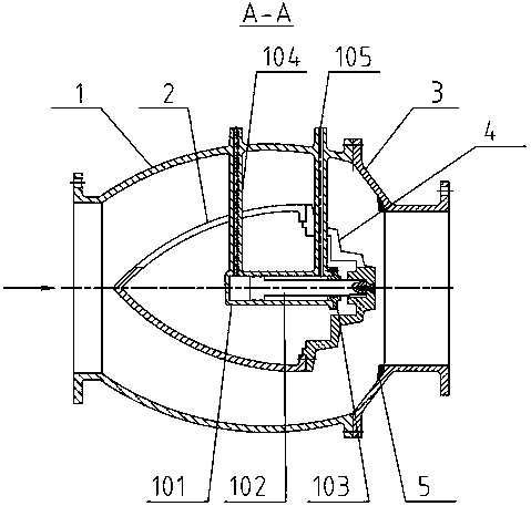 Water hammer eliminating valve, water hammer eliminating pipeline and pipeline water hammer preventing method