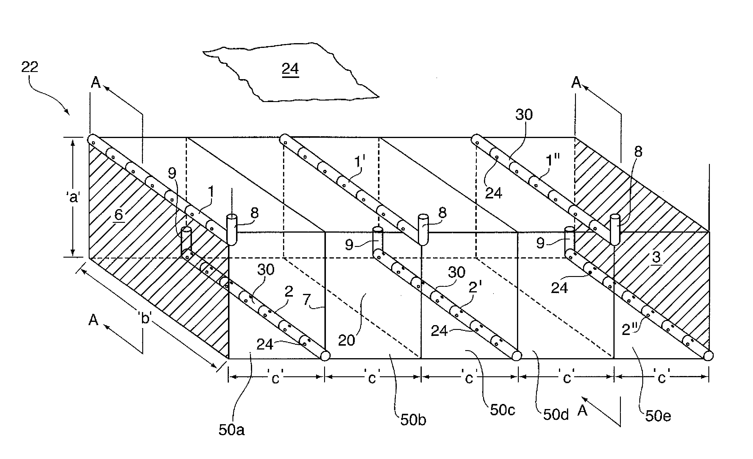 Staggered horizontal well oil recovery process